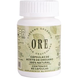 Organic Oregano Oil Gel Capsules – 200mg, 65 Softgels – Natural ORE Supplement