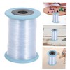 DOITOOL 1 Roll Clear Jewelry String for DIY Bracelet Making