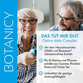 'Brain Active Complex – 60 Capsules – Natural Brain Power Anti Stress Formula with Effect (Lasts Up To 30 Days)