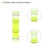 HARFINGTON 6pcs Small Cylindrical Bubble Level Vials 8x35mm PMMA Mini