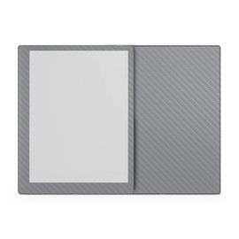Carbon Fiber Tablet Skin Compatible with BOOX Go 10.3 (2024) - Solid Gray - Premium 3M Vinyl Protective Wrap Decal Cover - Easy to Apply | Crafted in The USA by MightySkins