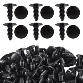 150 Fir Tree Clips, Trim Clips for Car, Panel Clips, Car Body Trim Clips, 18mm Head Size, 20mm Tail Length, for Auto Panel Repair, Door Trim, Bumper Fixing
