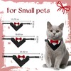 URROMA 1 Piece Red Formal Dog Tuxedo Bandana, Dog Tuxedo
