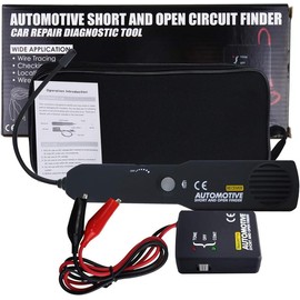 em415Pro Automotive Electrical Open&Short Finder Circuit Tester Tone Generator Cable Wire Breaker Tracker Fault Finder DC Less than 42V Probe Car Diagnostic Tools, Measuring 12V battery circuit,Today's Deals