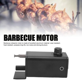 Rotisserie Motor, Universal BBQ Rotisserie Grill Kit, 10W Rotisserie Spit Motor, 65‑70KGF Load, Adjustable BBQ Roast Rotisserie Grill Motor, Heat Resistant, Possess Long Life