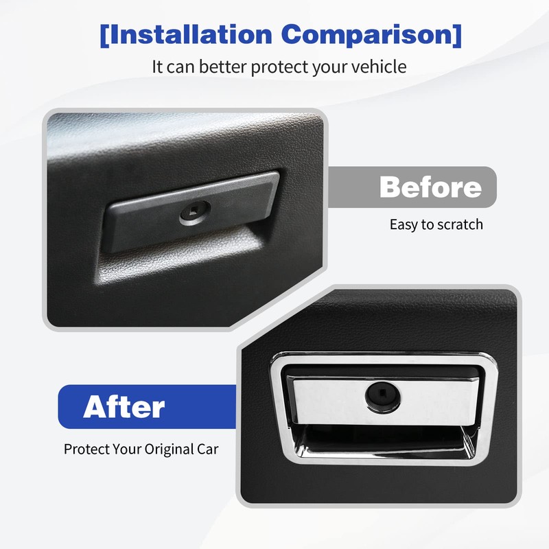 PDKLIN for F150 Glove Box Latch Handle Cover Trim Compatible