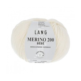 Lang Yarns Merino 200 Bébé 0302 Ecru