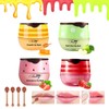 Bee Balm Lip Balm, Pack of 4 Honey Balm Lip Care, Lip Care Moisturising Lip Mask for Day and Night, Reduce Lip Lines & Wrinkles, Lip Scrub Lip Moisturiser