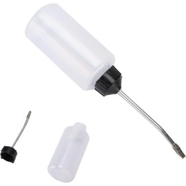 120ml Sewing Machine Oiler Bottle – Plastic Dispenser with Long Angled Spout for Industrial Sewing Machines, Precision Oil Bottle with Extended Iron Mouth Spout for Accurate Application（Transparent ）