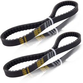 High Performance 139QMB Reinforced 669-18-30 Racing CVT Drive Belt - Compatible with GY6 49cc 50cc Scooters and ATVs - Roketa, Baja, Taotao, Jonway, and More! (Pack of 2 Belts)