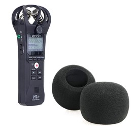 Windscreen Foam for Zoom H1n & H1 Recorder, Windshield Pop Filter Fits Zoom H1n Handy Portable Recorder (2 PCS)
