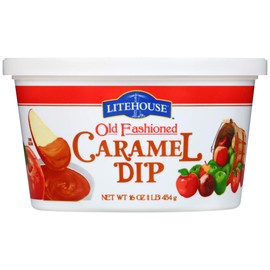 Litehouse Original Old Fashioned Caramel Sauce Dip, 16 Ounce