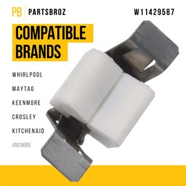 PartsBroz W11429587 Door Catch - Compatible With Whirlpool Maytag Admiral Dryer - Replaces AP6983349 PS12745673 W11224630 WPW10610880 W10529190 W10610880 W10696503 Ultra Durable Replacement Parts