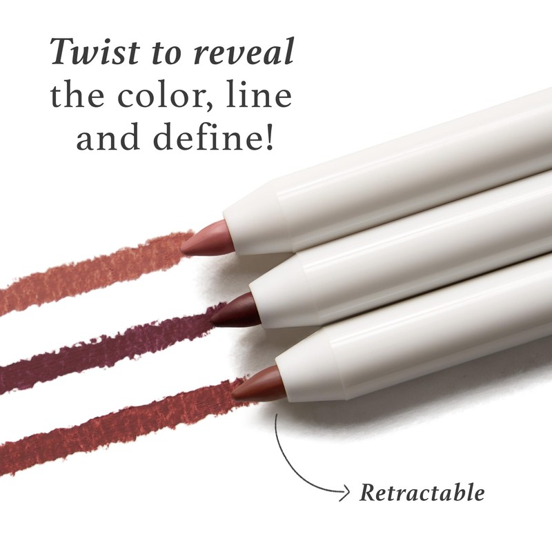 Julep With a Trace Retractable Creamy Long-Lasting Lip Liner, Velvet