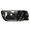 TRQ Left Interior Door Handle Black Drivers Side Compatible with