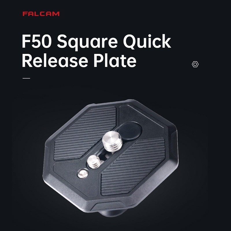 Falcam F50 Square Quick Release Plate with 1/4 Inch and