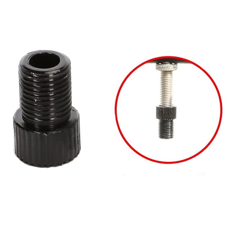 4PCS Bike Tire Valve Adapters Convert Presta to Schrader Aluminum