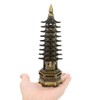 Alloy WenChang Tower Model for Bedroom Home, Vintage Chinese Tower