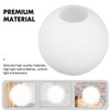 Alipis White Spherical Textured Lampshade Ceiling Lampshade for Living Room