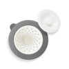 Full Circle Sinksational Sink Strainer with Stopper, Plastic, Grey, Sink