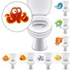 Potty Trainer with 8 Toilet Stickers Underwater Animals + Reward