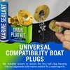 Brass Boat Drain Plug Kit Boat Plug Kit 1/2" for