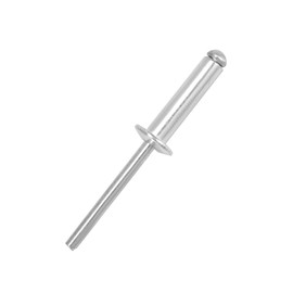 QWORK Aluminum Blind Rivets, 500 Pcs 3/16" x 3/4" (4.8x20mm) Pop Rivets Assortment, Blind Rivet, Silver