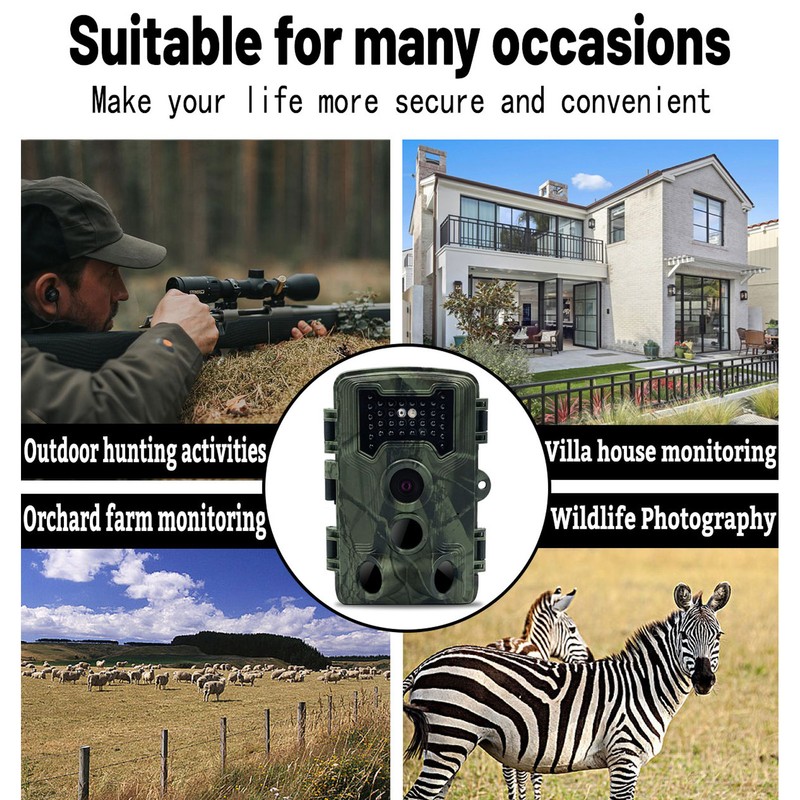 1080P PR1000 Trail Camera Large Aperture Hunting Camera Automatic Exposure