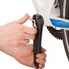 Agatige Bicycle Crank Removal Tool, 2-in-1 Crankset Crank Arm Dust