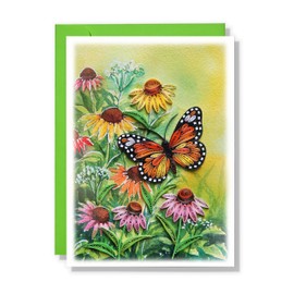 TUMYBee Seasonal Greeting Card, Summer Winter, Spring, Autumn Birthday Card for Mom, Mother, Cute Quilling Quilled Card for Her, Wife, Grandma, Artful Card, 3D Greeting Card, Quilled Card All