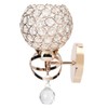 Round Wall Lamp Crystal Lamp E14 Lamp Holder for Home