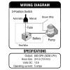 Shoreline Marine Marine 800 GPH Automatic Bilge Pump Auto Switch