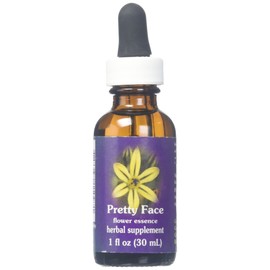 Flower Essence Services Dropper Herbal Supplements, Pretty Face, 1 Ounce