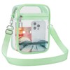 Clear Crossbody Bag Stadium Approved,Transparent Messenger Shoulder Bag for Concert,