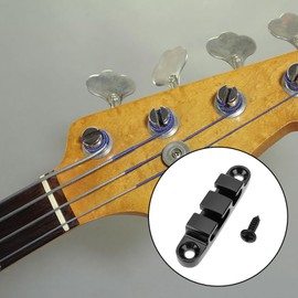 Briny River Black 3 String Retainer Bass String Retainer for Hold 3 Strings In The Bass Head of 4 String Electric Bass