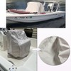 FCOUIID Boat Center Console Cover, 600D Marine Grade Polyester Canvas,