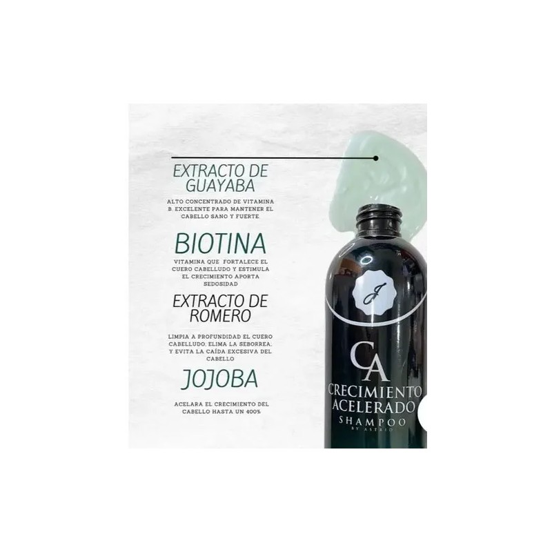 3 Shampoo Crecimiento Acelerado Jehesmipa