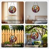 The Virgin Mary and Jesus Stained Glass suncatcher