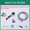 3 Mode Dog Shower Attachment, High Pressure Handheld Sprayer with