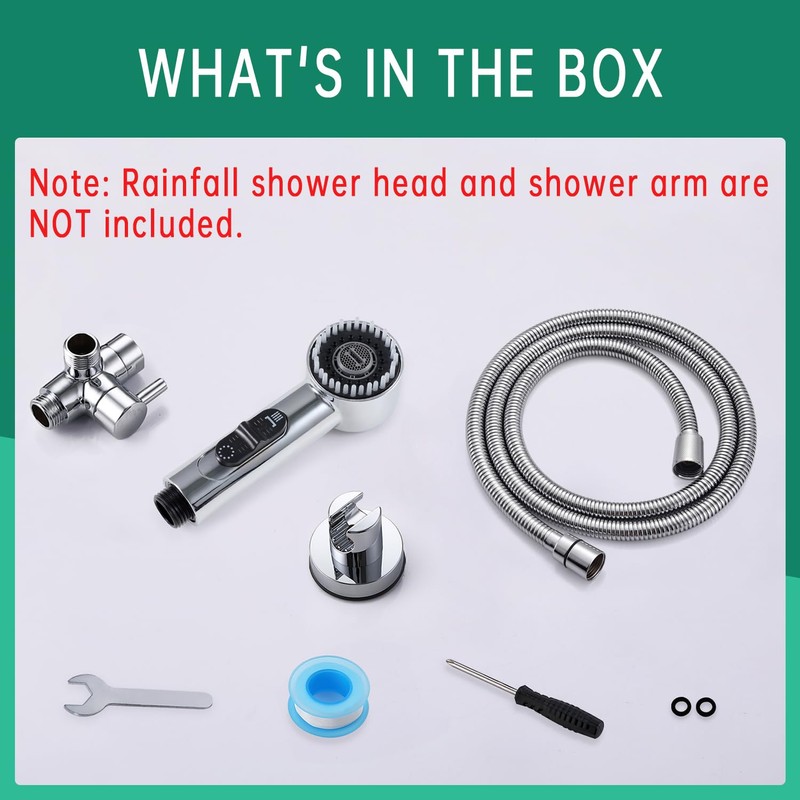 3 Mode Dog Shower Attachment, High Pressure Handheld Sprayer with