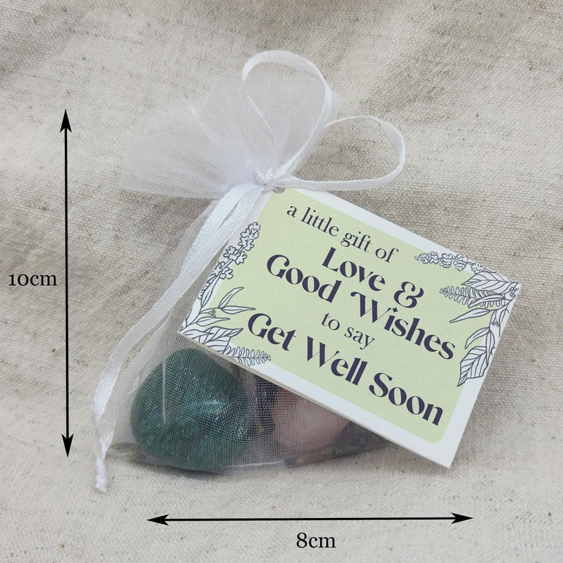 Get Well Soon Gemstone Bag of Good Wishes, a unique