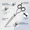 Professional Hair Cutting Scissors, Japanese Stainless Steel, 6.5 inch