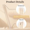 RAQEHO 500PCS Orange Sticks for Nails - Double Sided Wooden