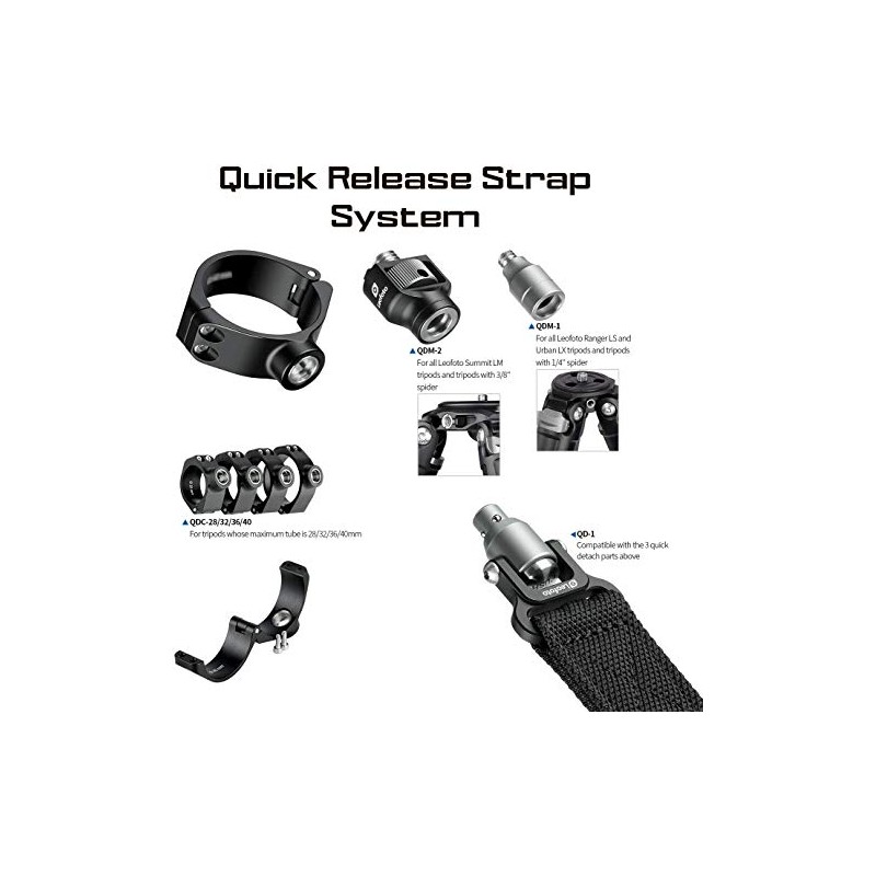 LEOFOTO QDC-22 QD Socket for Tripod Leg 22 mm