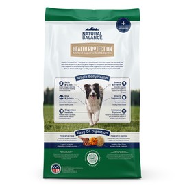 Natural Balance Health Protection Dry Dog Food – Whole Body Health, Easy on Digestion Dog Food Made with Lamb, Brown Rice & Pumpkin for Dogs - 4lbs.