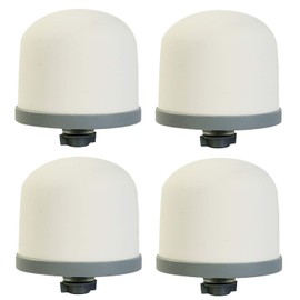 Huining Ceramic Dome Filter, Replacement for Water Pre-Filtration Unit, 0.15 to 0.5 Micron, Household Water Bucket Filtration System (4pcs)