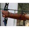 Handmade Leather Arm Guard Bow Hand Shooting Glove Brown
