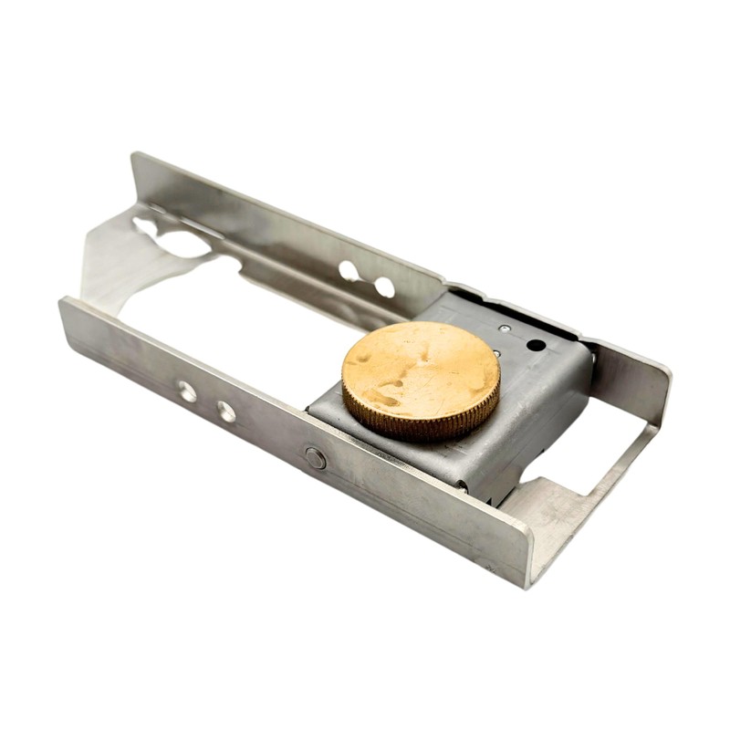 Internal release lever protection for tilting lock/garage