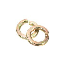 sourcing map 5/16" Split Lock Washer, 25Pcs Carbon Steel Spring Lock Washers Metal Split Ring Washer for Screw Bolts Machinery Zinc Plated