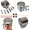 Exhaust Band Clamps 4 Inch Butt Joint Exhaust Pipe Muffler